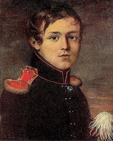 Kapiton Zelentsov Portrait of Staff Captain E A Rotaev Germany oil painting art